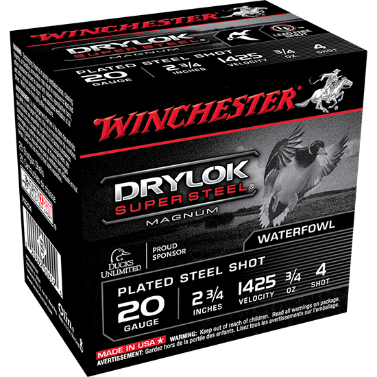 WIN SUPER-X DRYLOK STEEL MAGNUM 20GA 2.75